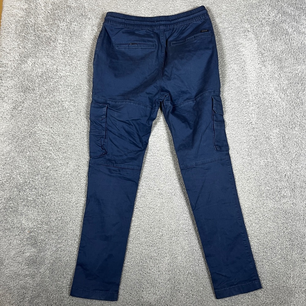 PacSun Cargo Pants Mens Small Blue Excellent Drawstring Utility Trousers - Picture 4 of 8